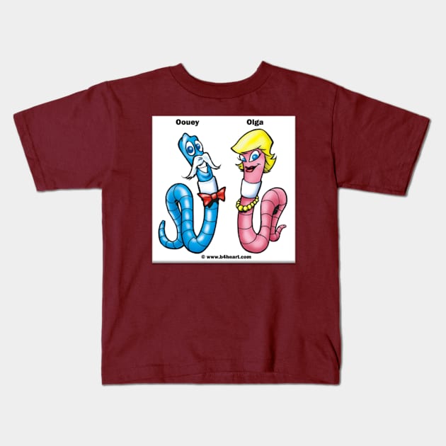 Oouey & Olga Kids T-Shirt by b4heart